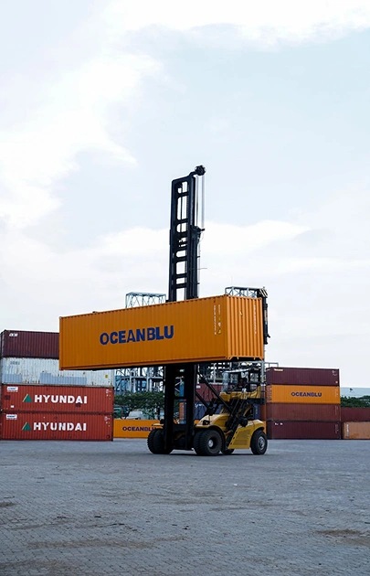 Transporte de container
