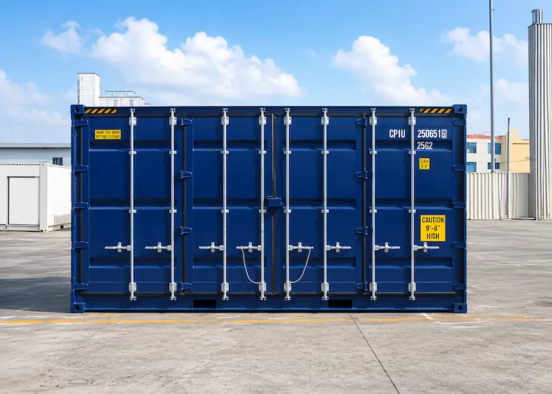 Contenedor de 20 pies High Cube con mayor capacidad interior