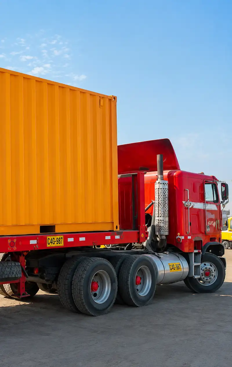 transporte y maniobra de contenedores