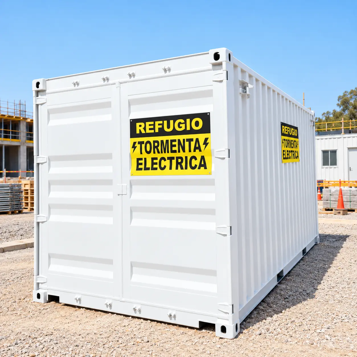 refugio tormenta electrica modulo